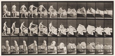 Plate 263. Getting into Bed by Eadweard Muybridge