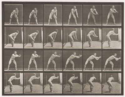 Plate 280. Baseball; Catching by Eadweard Muybridge