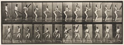 Cricket; Batting; Back Cut by Eadweard Muybridge