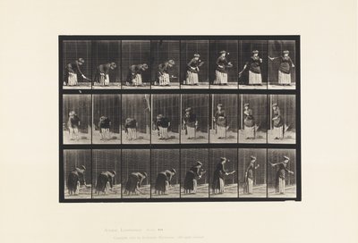 Lawn Tennis; Serving by Eadweard Muybridge