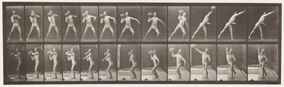 Plate 319. Heaving a 75-lb Rock by Eadweard Muybridge