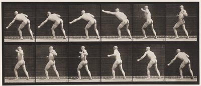 Striking a Blow (Left Hand) by Eadweard Muybridge