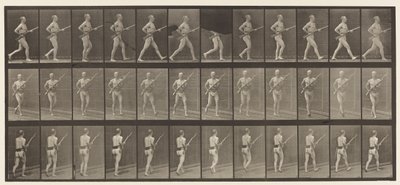 Charging Bayonet, 1872-1885 by Eadweard Muybridge