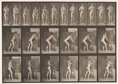 Plate 395. Turning a Crank Handle by Eadweard Muybridge