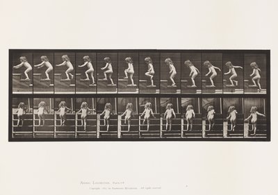 Child, Walking Upstairs by Eadweard Muybridge