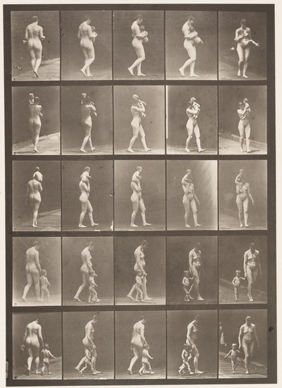 Plate 528. A, B, C by Eadweard Muybridge