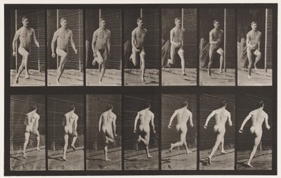 Plate 66. Running by Eadweard Muybridge