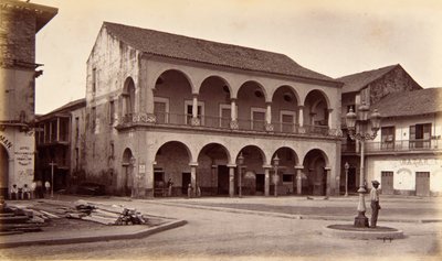 The Cabildo, Panama by Eadweard Muybridge