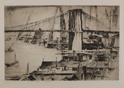Brooklyn Bridge by Earl Horter