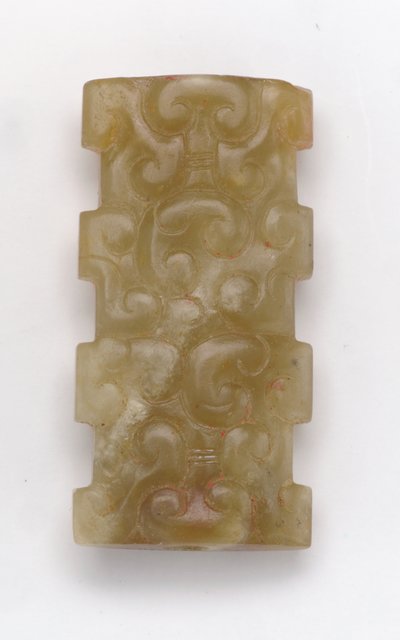 Rectangular pendant by Eastern Zhou Dynasty Chinese School