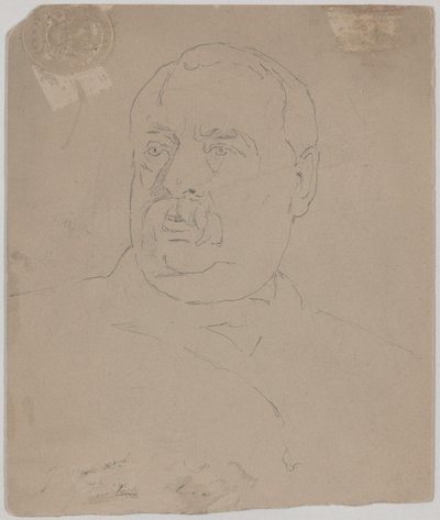 Grover Cleveland (verso) by Eastman Johnson