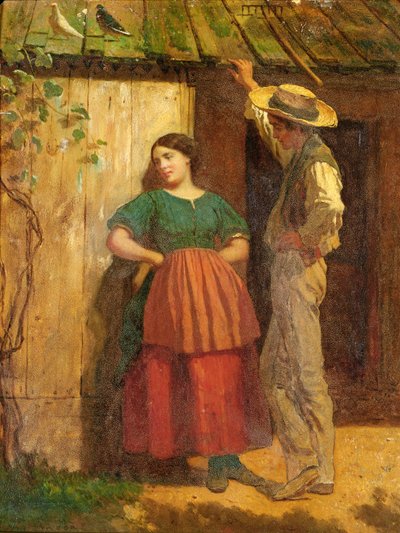 Rustic Courtship by Eastman Johnson