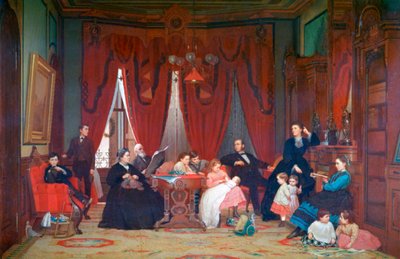 The Hatch Family by Eastman Johnson