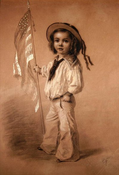 The Young Commodore by Eastman Johnson