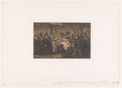 Mary of Burgundy Laid Out in Bruges by Edgar Alfred Baes