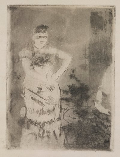 A Singer by Edgar Degas