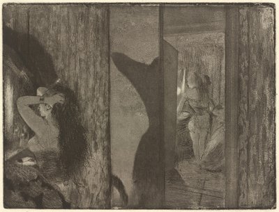 Actresses in Their Dressing Rooms by Edgar Degas