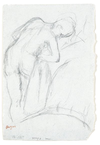 After the Bath by Edgar Degas