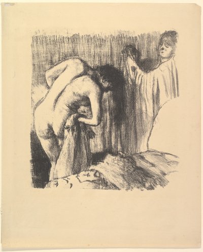 After the Bath III by Edgar Degas