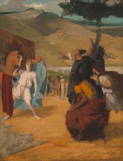 Alexander and Bucephalus by Edgar Degas