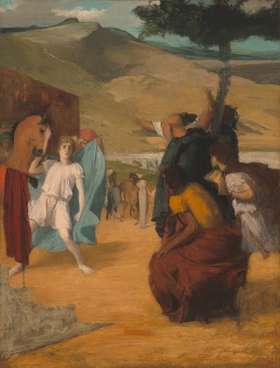 Alexander and Bucephalus by Edgar Degas