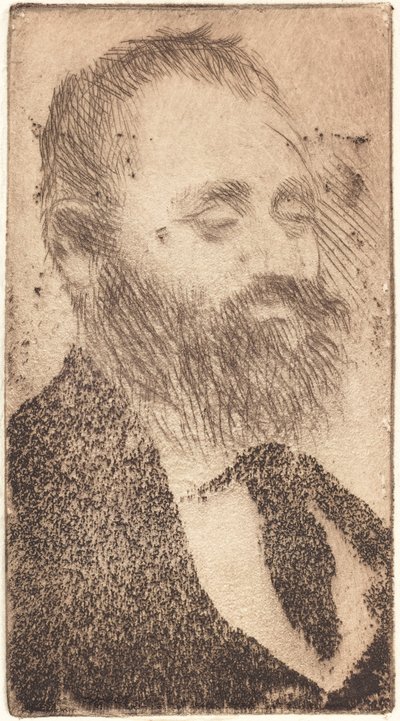 Alphonse Hirsch by Edgar Degas