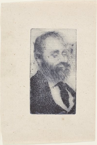 Alphonse Hirsch by Edgar Degas