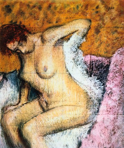 After the Bath, c1895 by Edgar Degas
