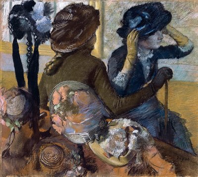At the Milliners, 1882 by Edgar Degas