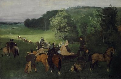 At the Racecourse (The Races), c.1861-62 by Edgar Degas
