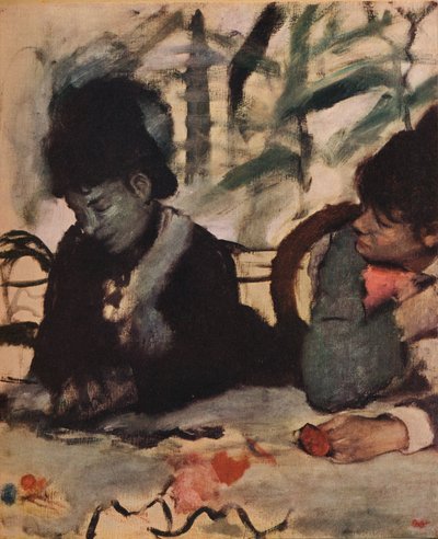 At the Café by Edgar Degas
