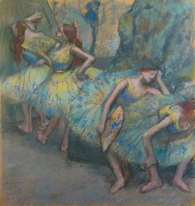 Ballet Dancers in the Wings by Edgar Degas