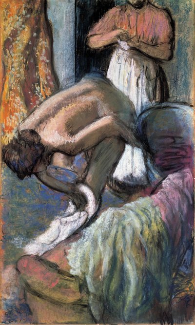 Breakfast After the Bath by Edgar Degas