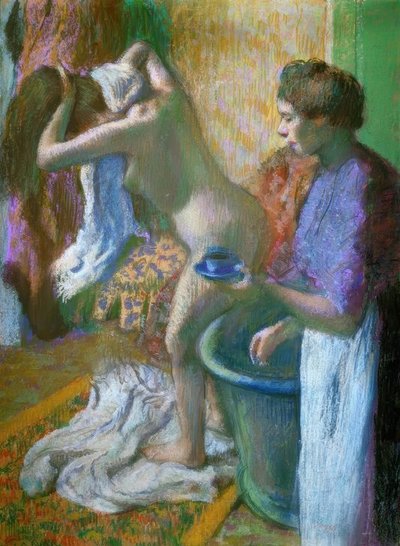 Breakfast after the Bath by Edgar Degas