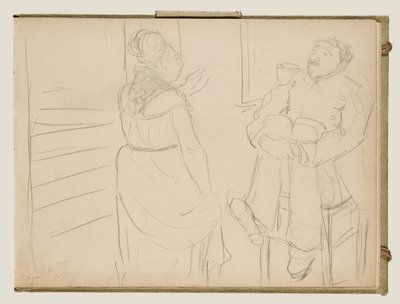 Brothel Scene by Edgar Degas