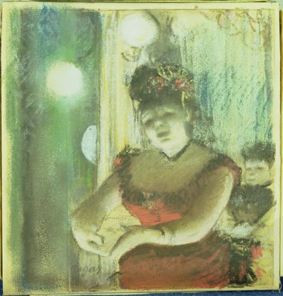 Cafe-Concert Singer by Edgar Degas