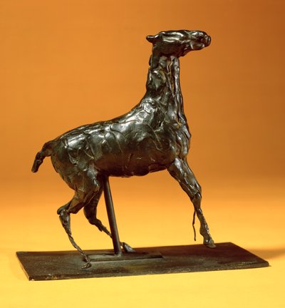 Caracoling Horse by Edgar Degas