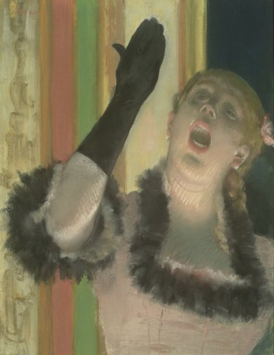 Chanteuse de Cafe by Edgar Degas