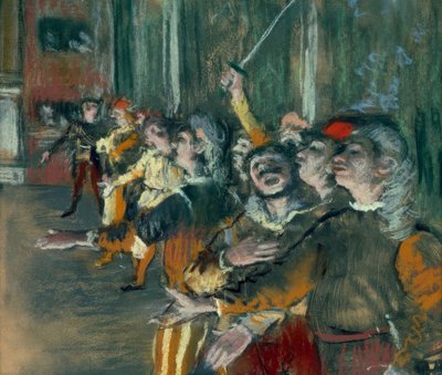 Choristers, also called the Extras by Edgar Degas