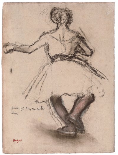 Dancer, Back View by Edgar Degas