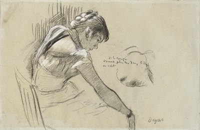 Dancer at Rest by Edgar Degas