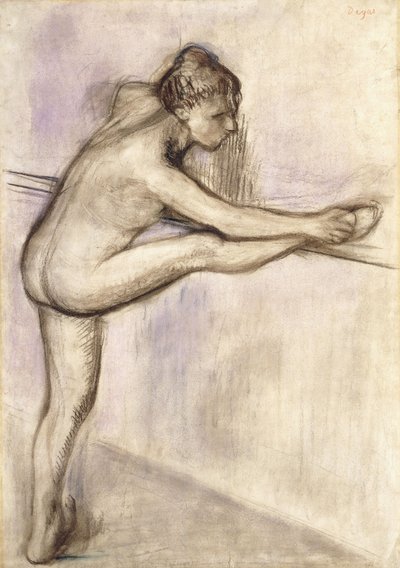 Dancer at the Bar by Edgar Degas