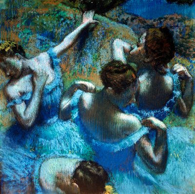 Dancers in Blue, c1898 by Edgar Degas