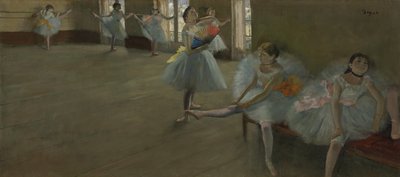 Dancers in the Classroom by Edgar Degas