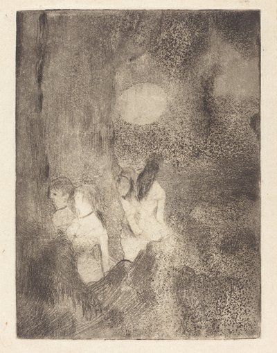 Dancers in the Wings by Edgar Degas