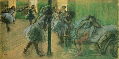 Dancers Rehearsing by Edgar Degas