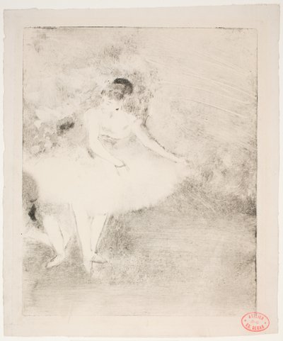 Dancer on Stage by Edgar Degas