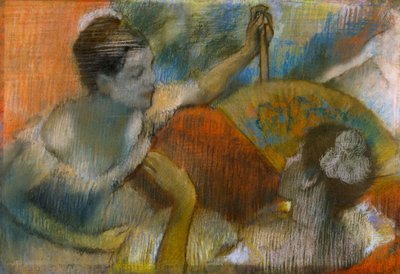Dancer with a Fan, c.1883-86 by Edgar Degas