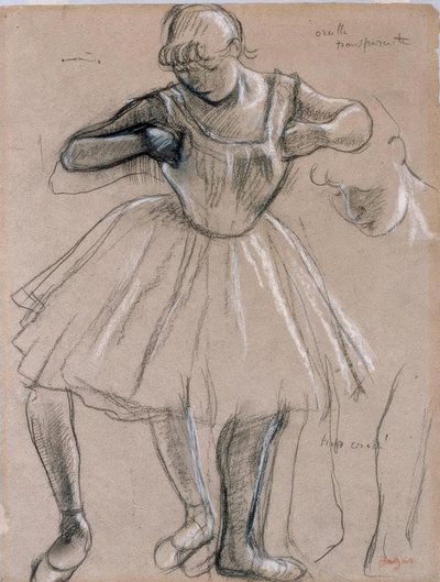 Standing Dancer by Edgar Degas