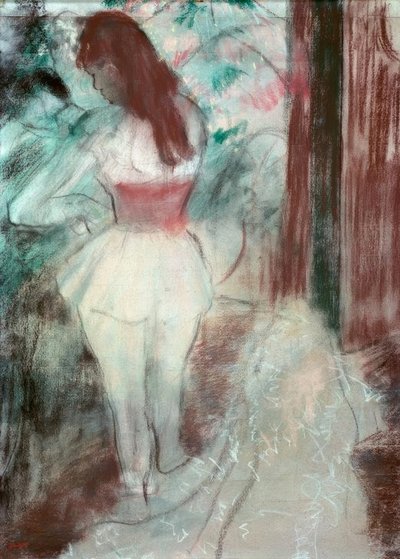 Dancer Dressing by Edgar Degas